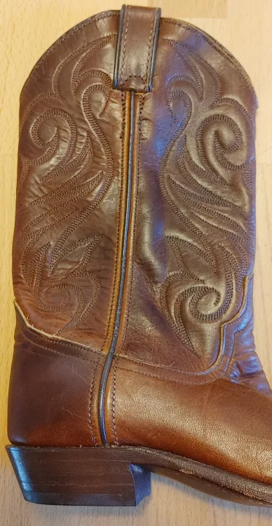 Brown Leather Cowboy Boots image indicator(7)