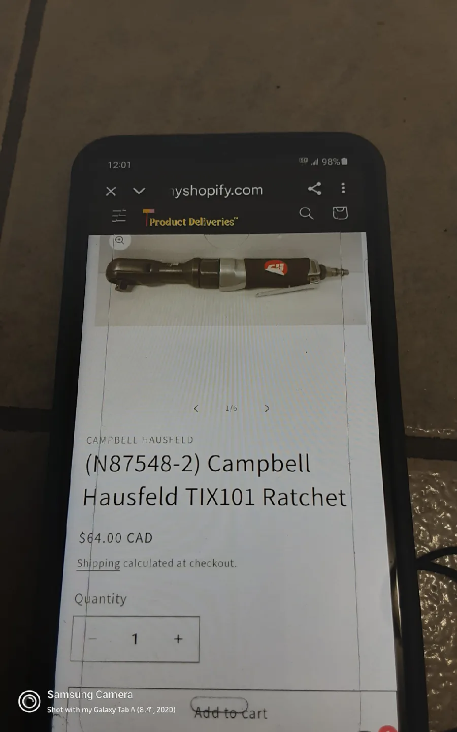 (N87548-2) CAMPBELL HAUSFELD TIX102 RATCHET image indicator(4)