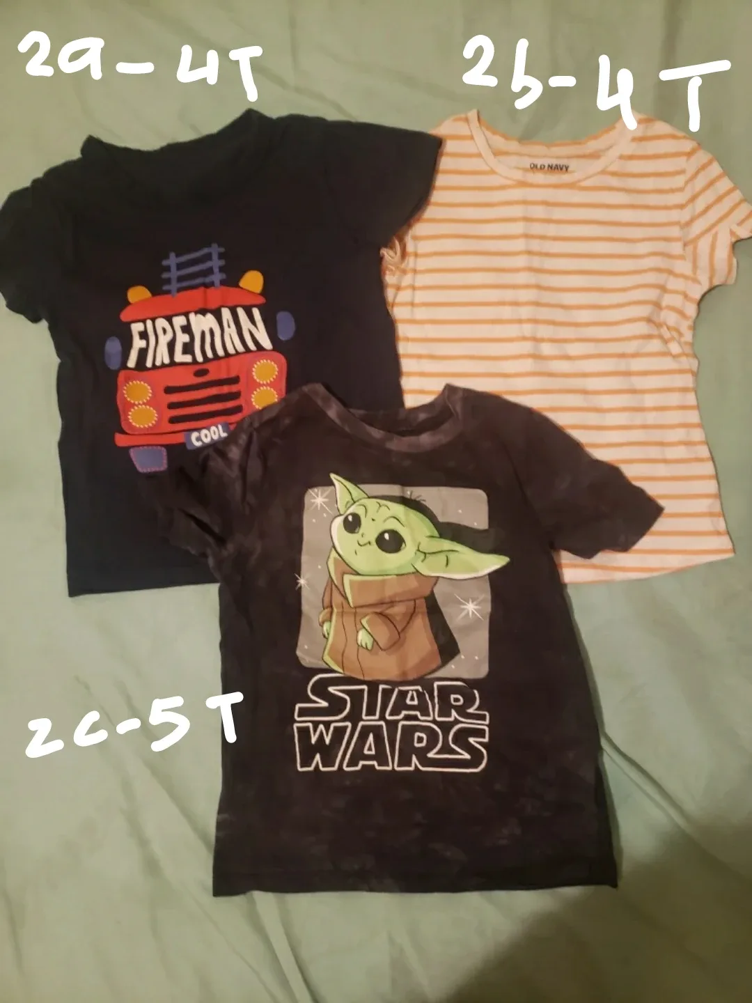 3 pieces kids 4T T-Shirts Bundle $5 - Various Brands image indicator(2)