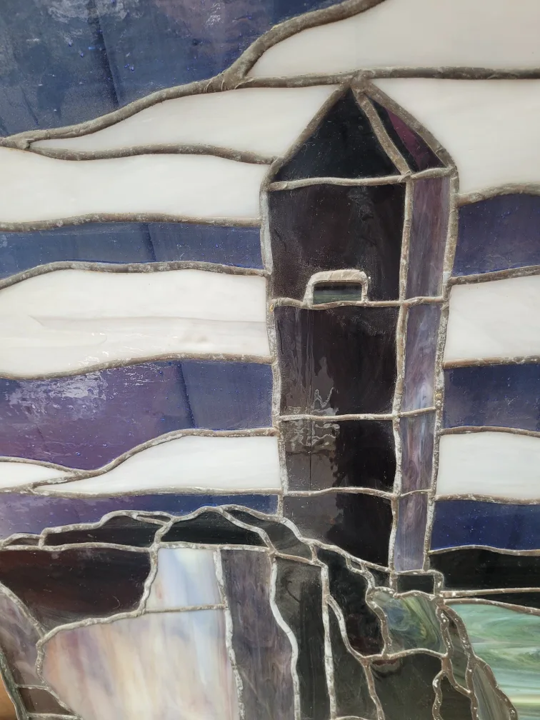 Stained Glass Window Art - Tower Scene image indicator(8)