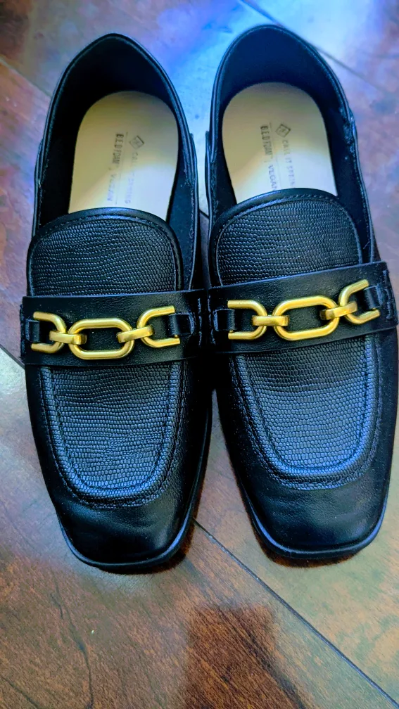 Call It Spring Black Vegan Loafers thumbnail