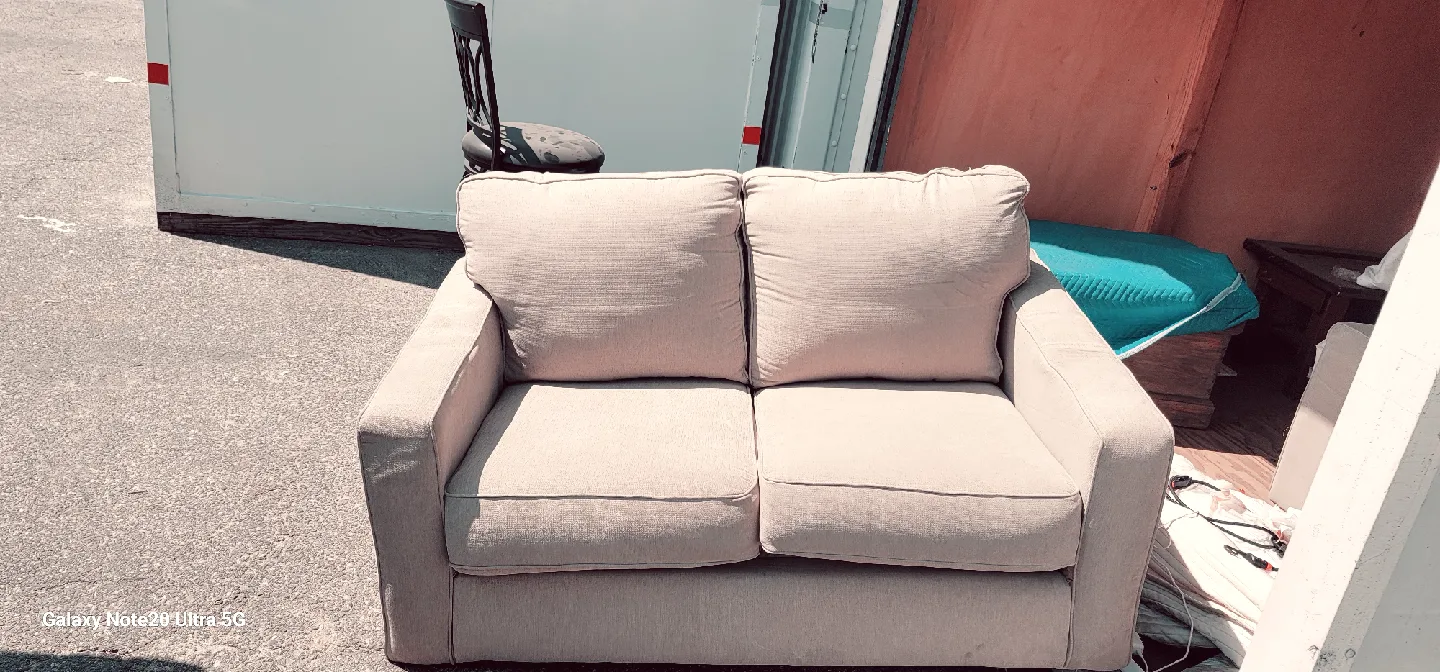 new Loveseat Sofa - Beige Color image indicator(4)