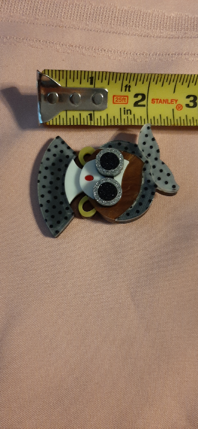 Cute Girl with Sunglasses Brooch - photo 3