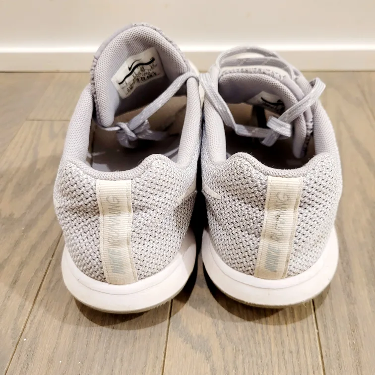 Nike Classic White & Grey Running Shoes  8 US image indicator(6)