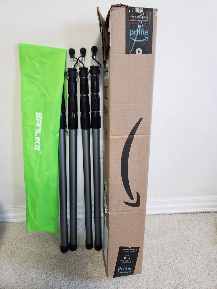 SANLIKE Tent Poles for Tarp, 98 in Tarp Poles Set - photo 3
