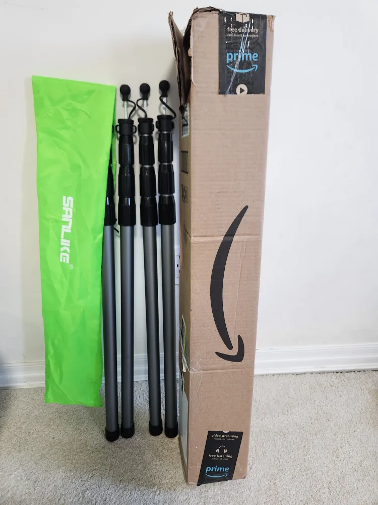 SANLIKE Tent Poles for Tarp, 98 in Tarp Poles Set image indicator(3)