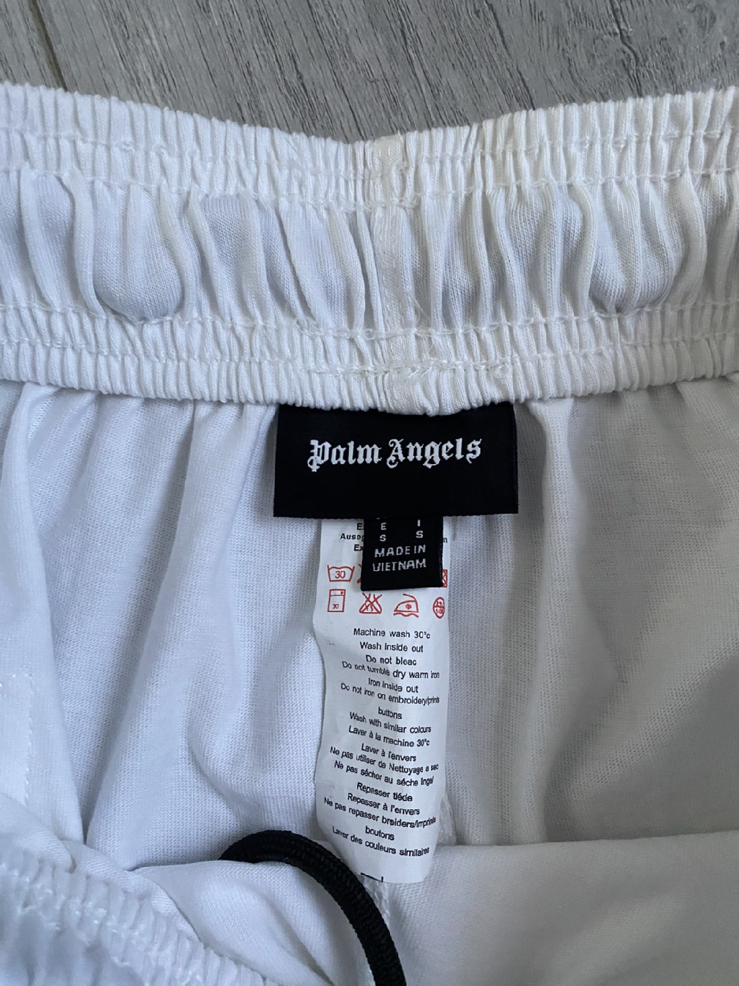 Palm Angels Shorts - Red/White, Size S - photo 5