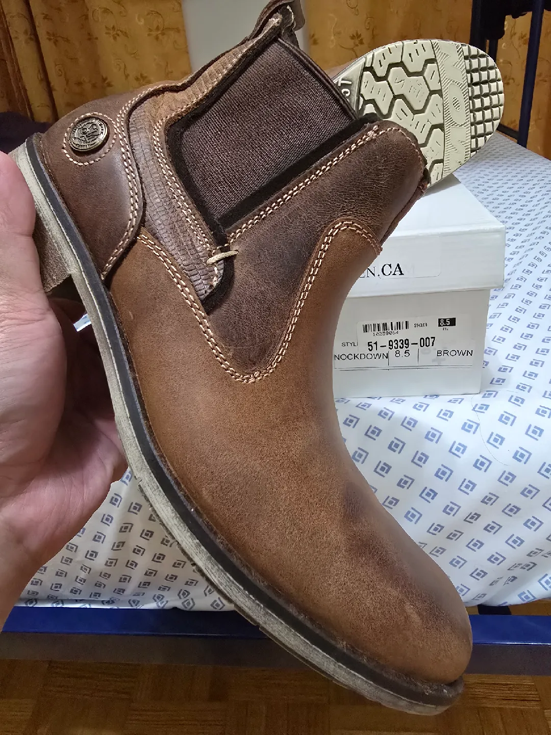 Steve Madden Nockdown Brown Boots - Size 8.5 image indicator(7)