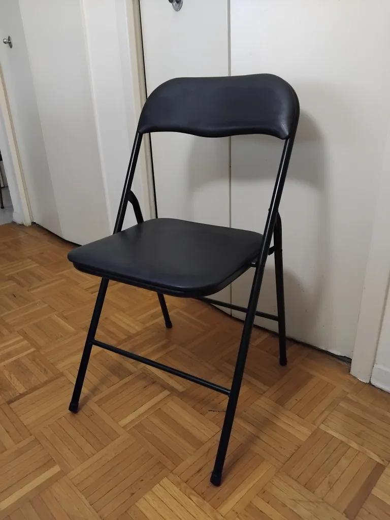 Padded vinyl folding chair from cosco thumbnail