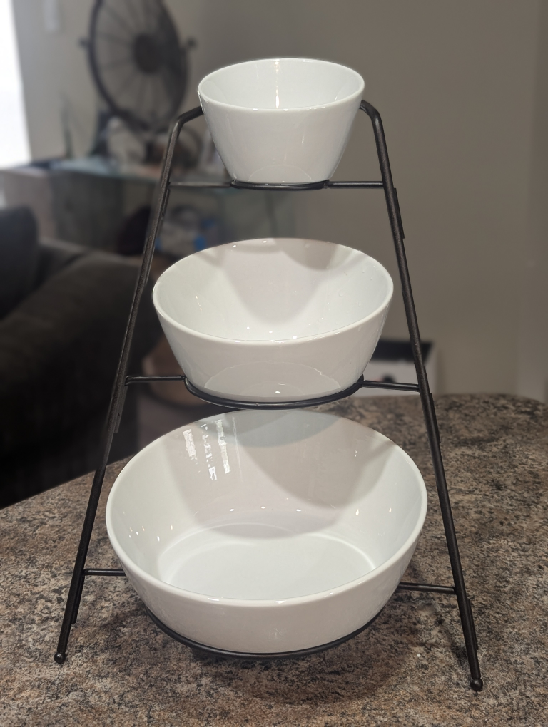 3-Tier Serving Bowl Stand