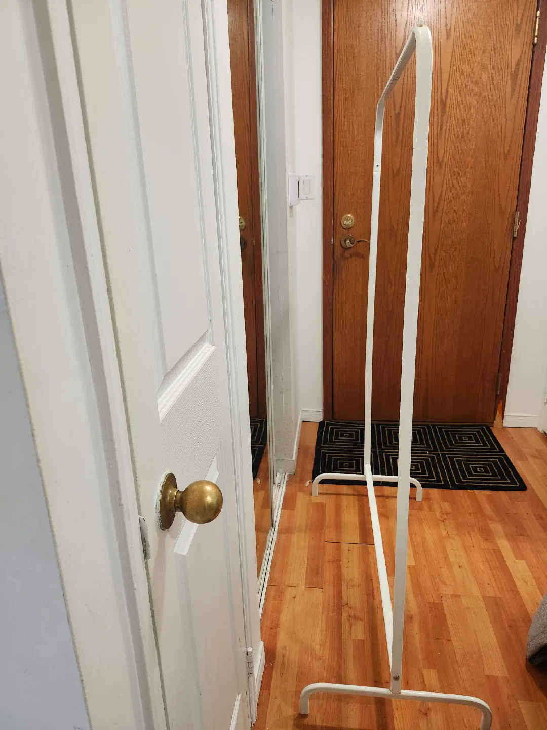 IKEA Clothes Rack - White - 39" Wide image indicator(5)