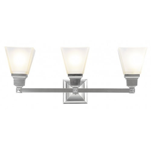 Livex bathroom vanity light brushed nickel