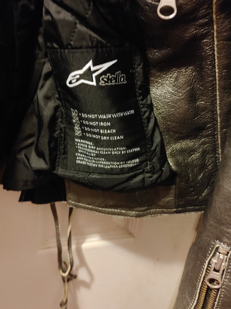 Alpinestars Stella Leather Jacket - XS - photo 2