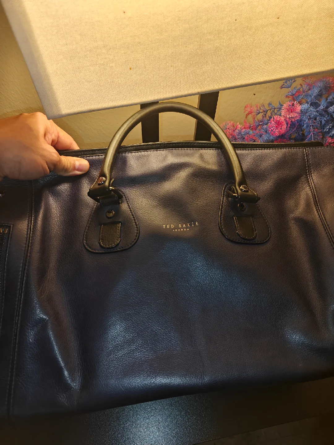 Ted Baker London Leather Duffle  luxury bag image indicator(8)