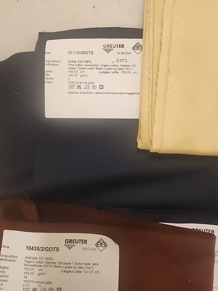 Greuter Organic Cotton Fabric Samples image indicator(5)