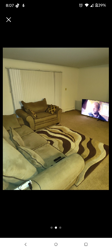 Living Room Set: Sofa, Loveseat, Chair