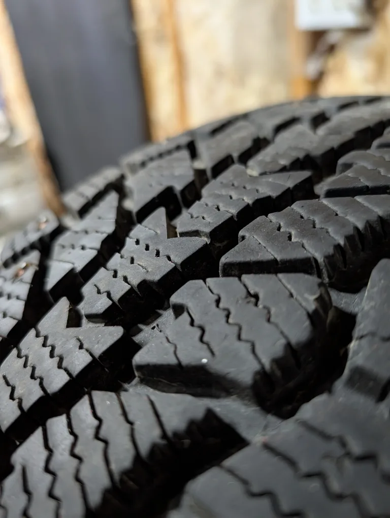 (4)-215/65R17 Winter Tires On Steel Rims Off 2015 Chrysler 300 thumbnail