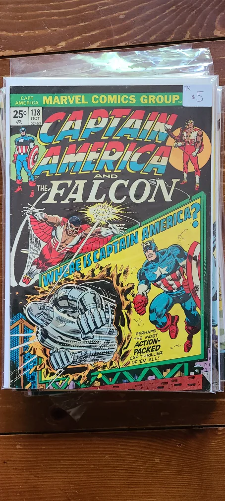 Captain America & Falcon Comic Book #178 thumbnail