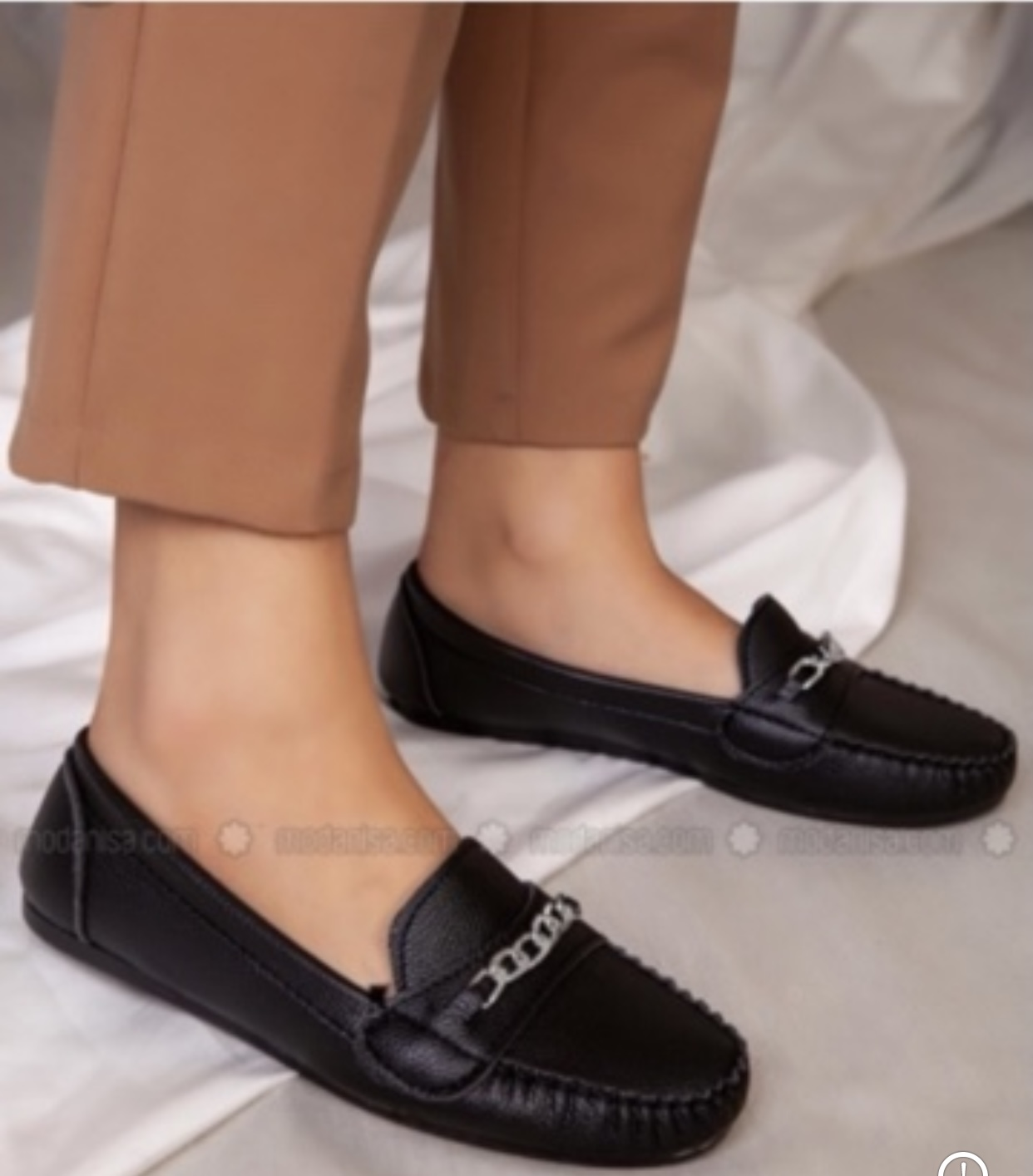 Black Leather Loafers