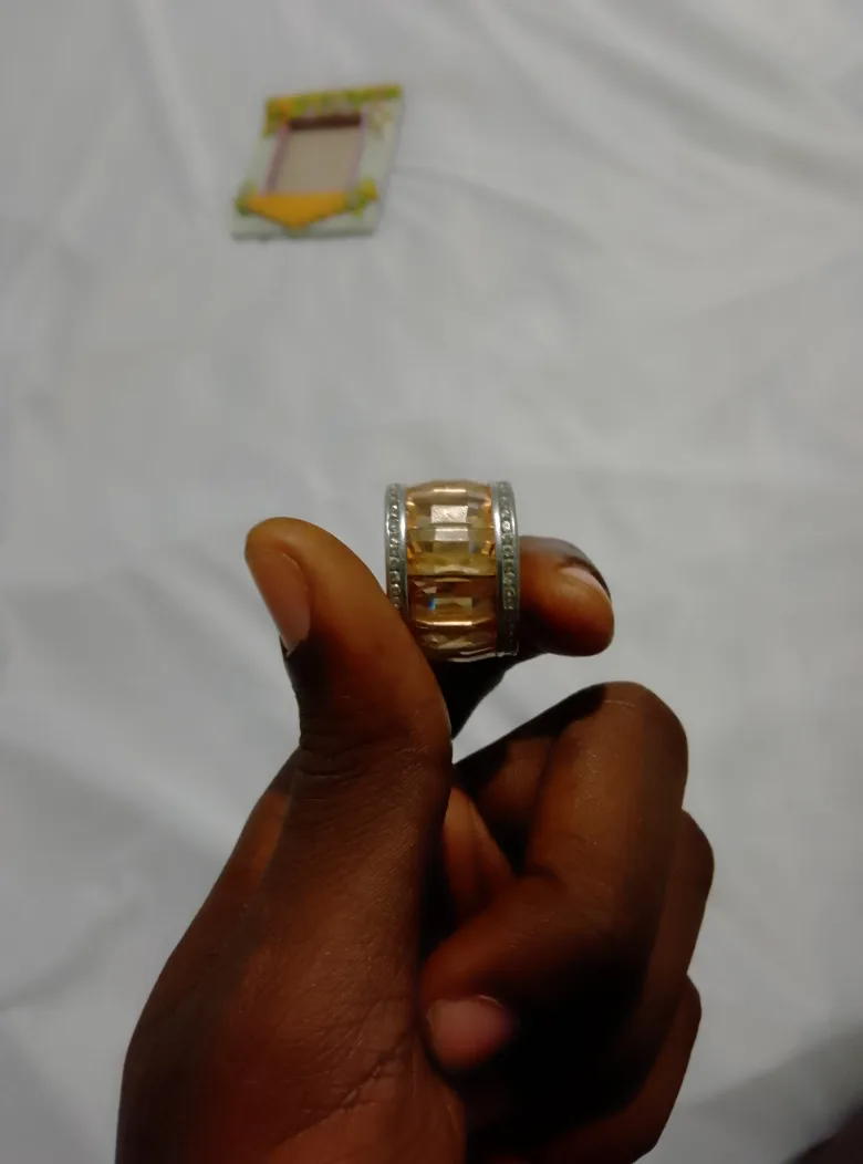 Silver Coated Ring (worn,still bold ) image indicator(6)