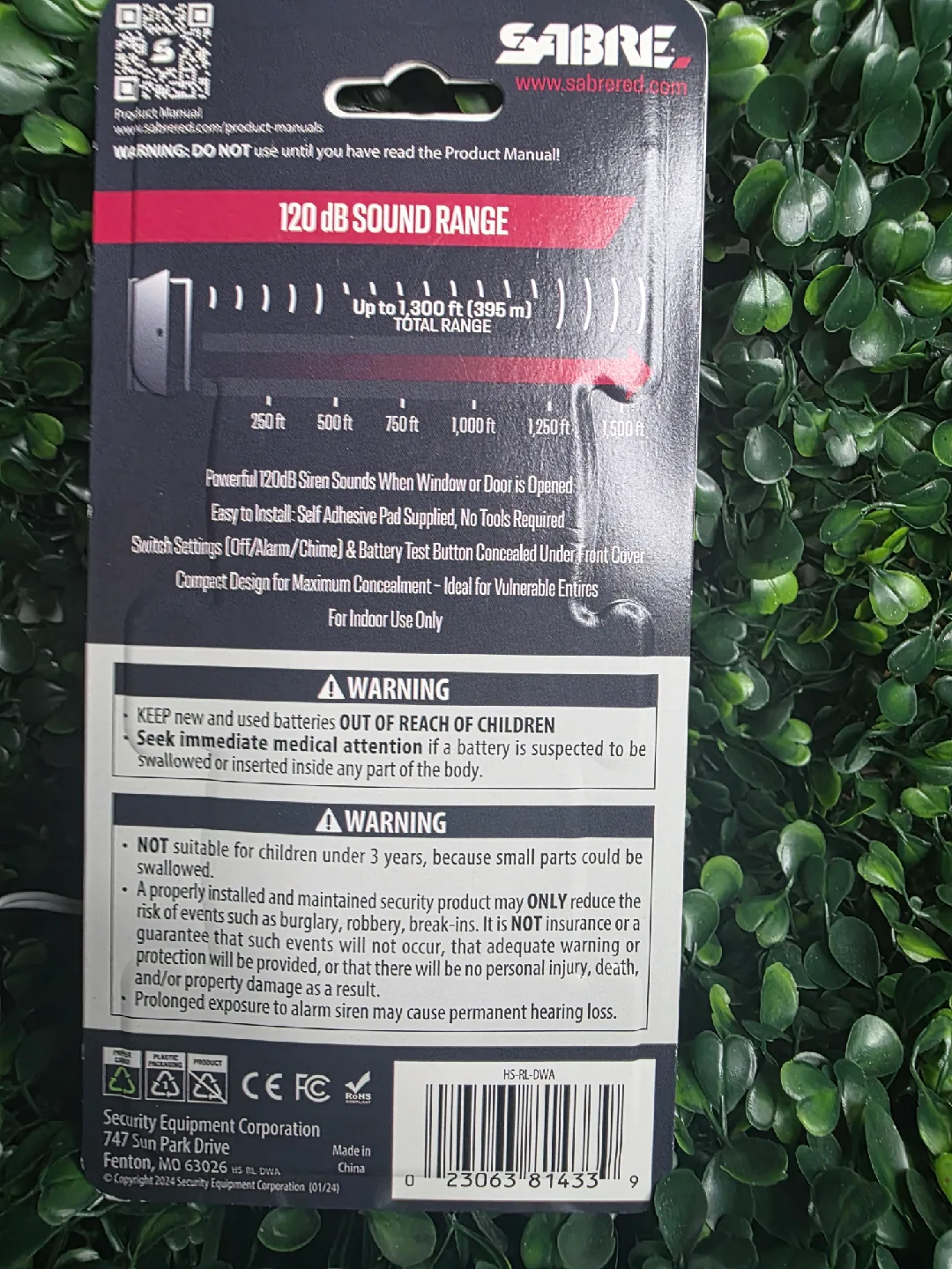 SABRE Door or Window Alarm image indicator(2)