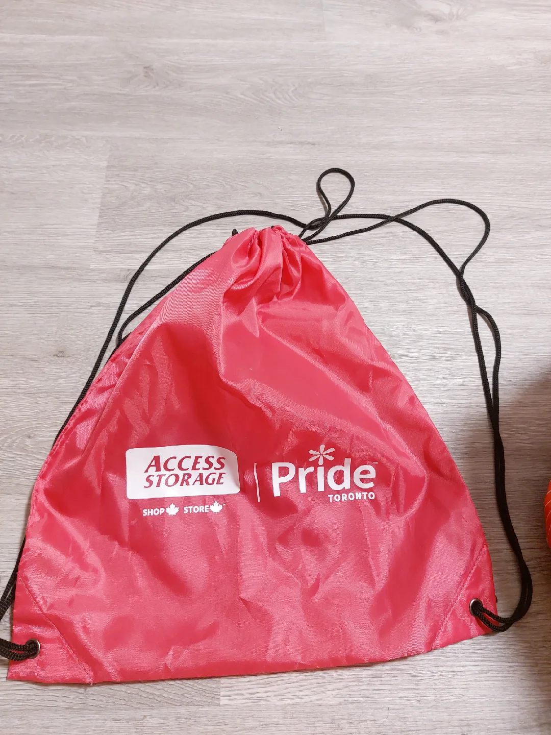 Pink Drawstring Bag 🥕 thumbnail