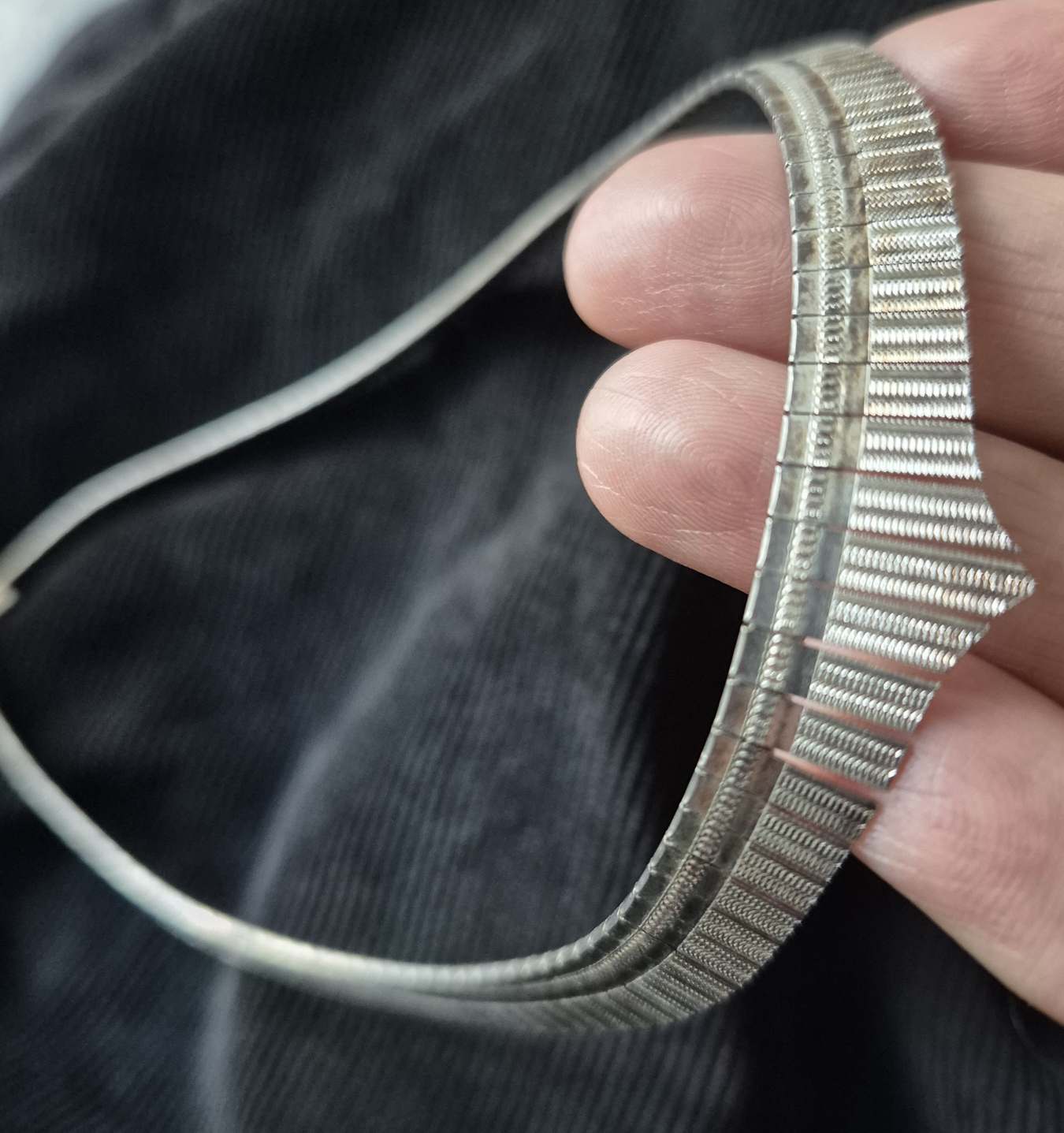 Vintage Sterling Silver Necklace made in Italy