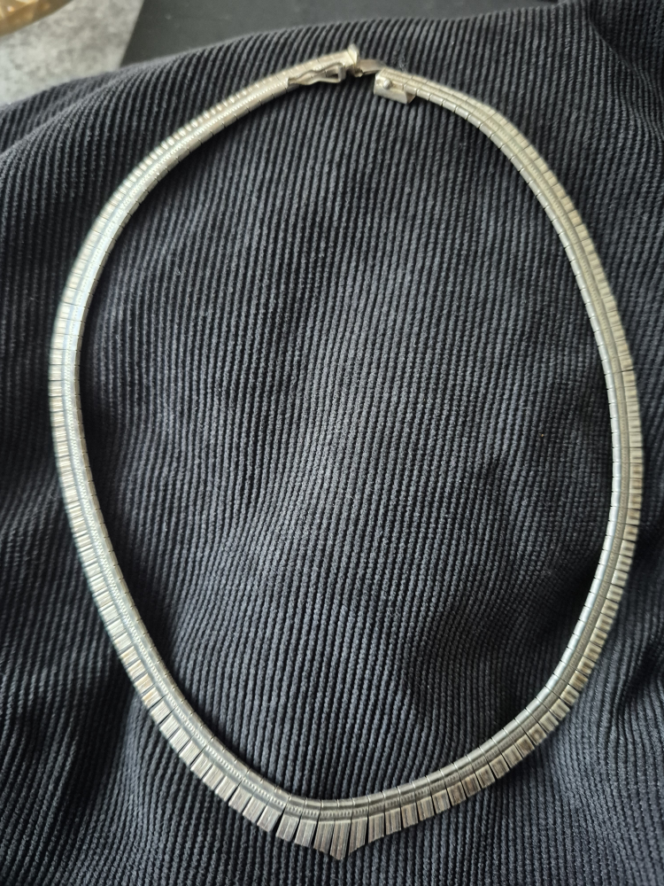 Vintage Sterling Silver Necklace made in Italy - photo 3