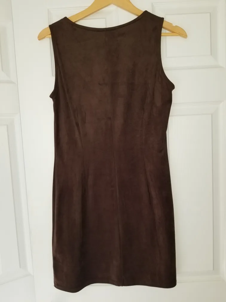 Cache Cache Brown Sleeveless Dress image indicator(2)