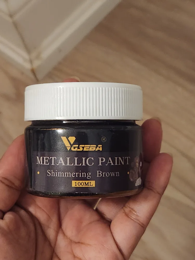 VGSEBA Metallic Paint - Shimmering Brown (100mL) image indicator(4)