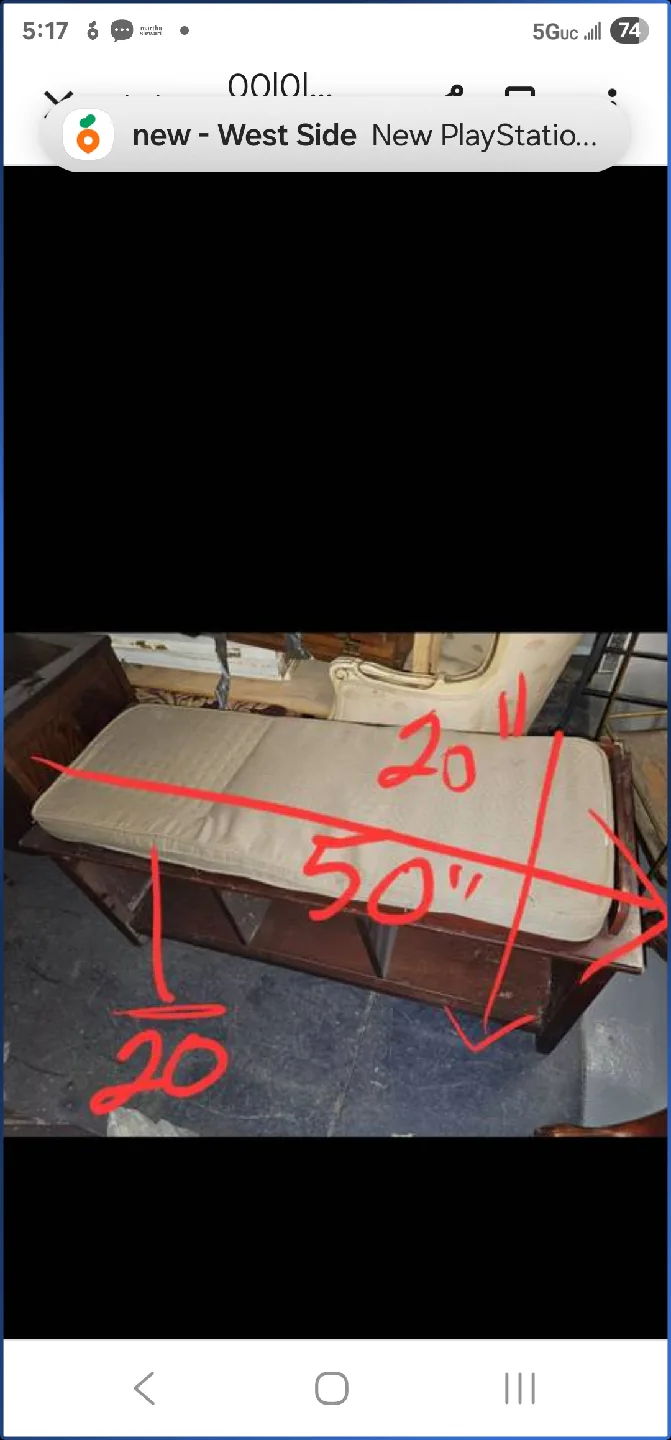 Cubby Storage Bench image indicator(2)