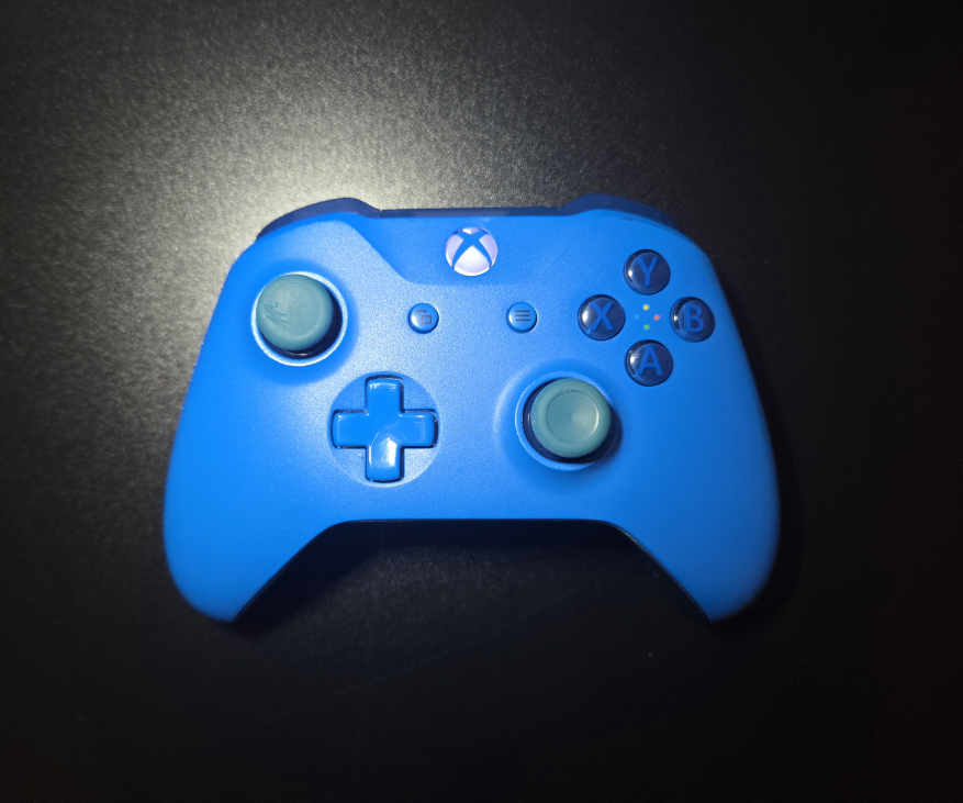 XBOX ONE S 500GB + BLUE CONTROLLER + FALLOUT 76 / CLEAN - photo 4