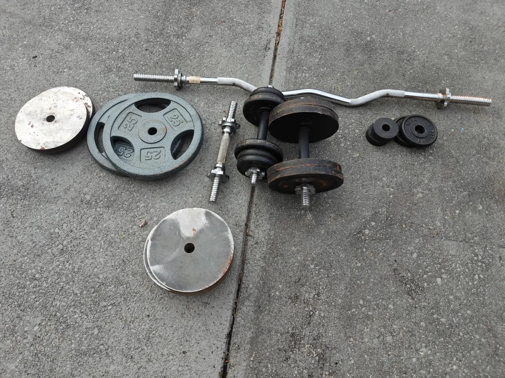 Weight Set with Barbell and Dumbbells thumbnail