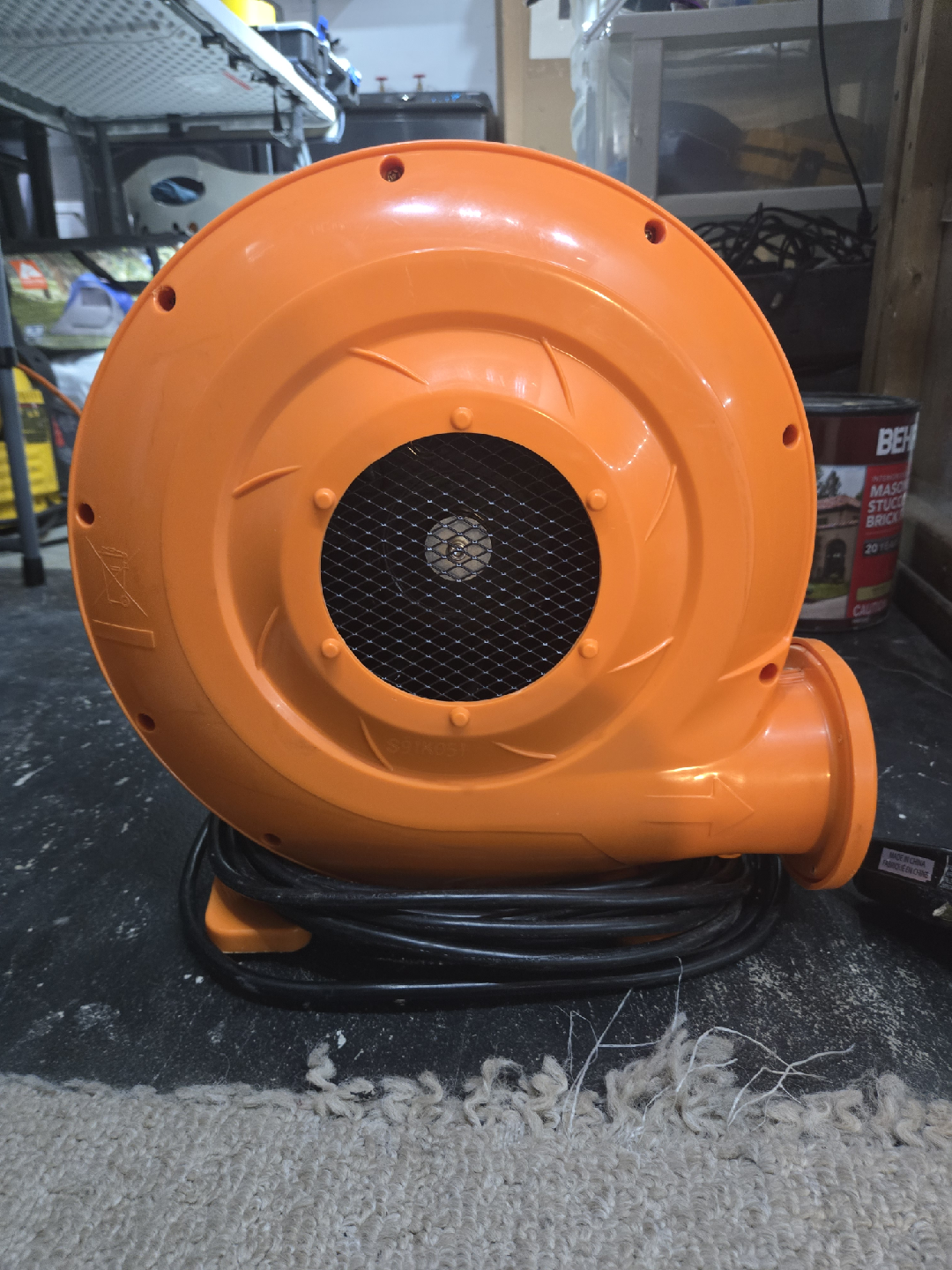 Inflatable Bounce House Blower Fan - Orange - photo 2
