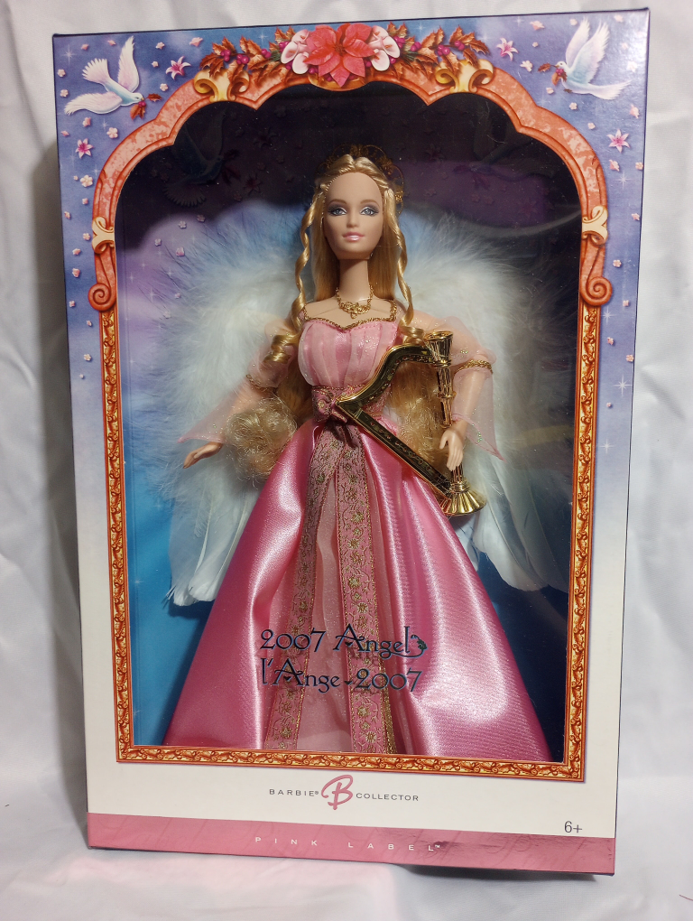 2007 Angel Barbie Doll - Pink Label