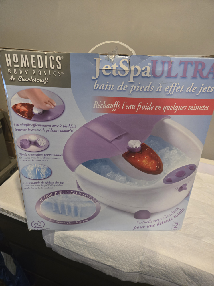 Homedics JetSpa Ultra Foot Spa