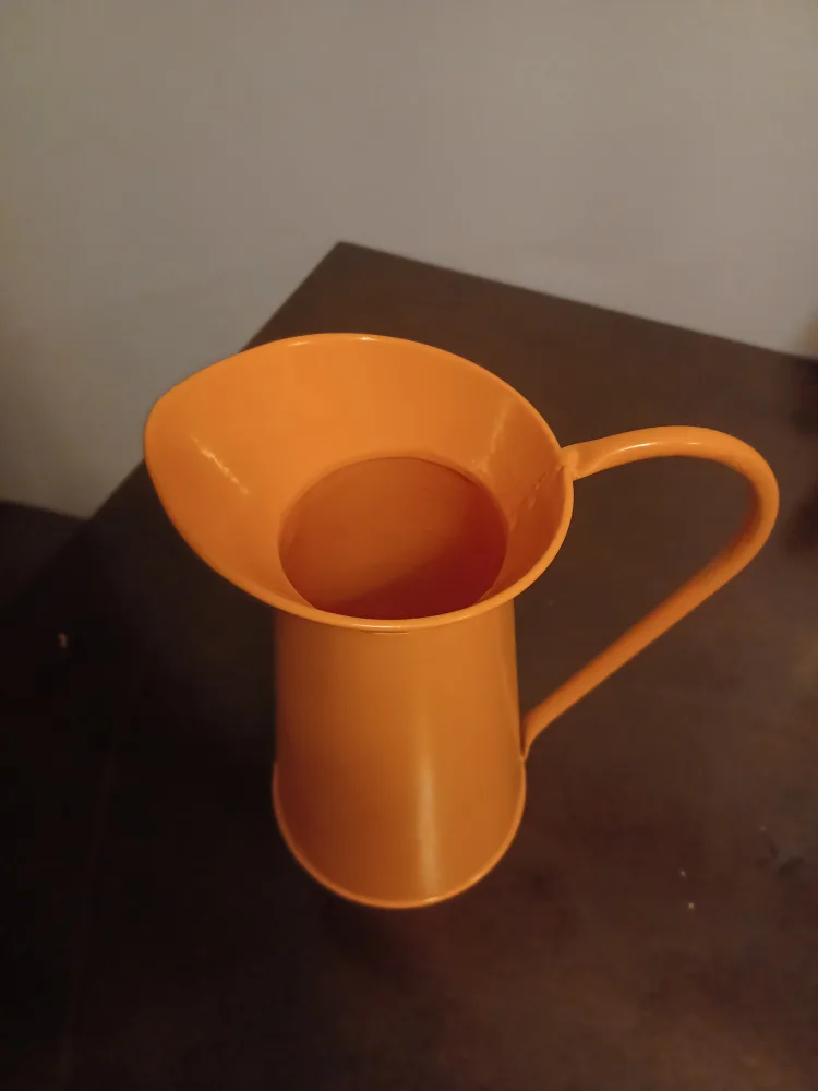 Orange Metal Pitcher image indicator(2)