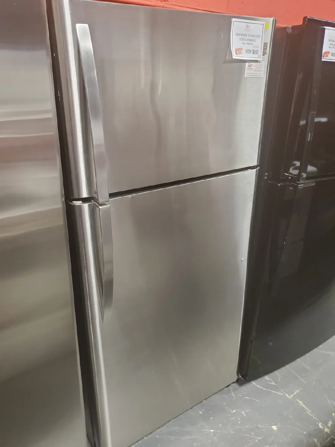 Kenmore Stainless Steel Fridge thumbnail