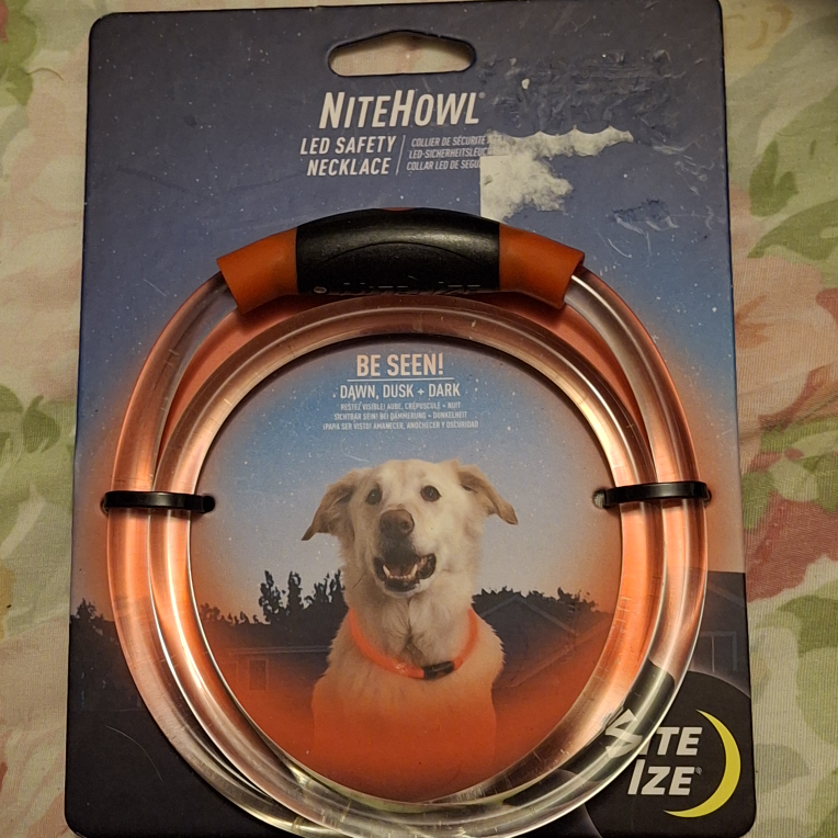 NiteHowl LED Safety Necklace - Dog Collar