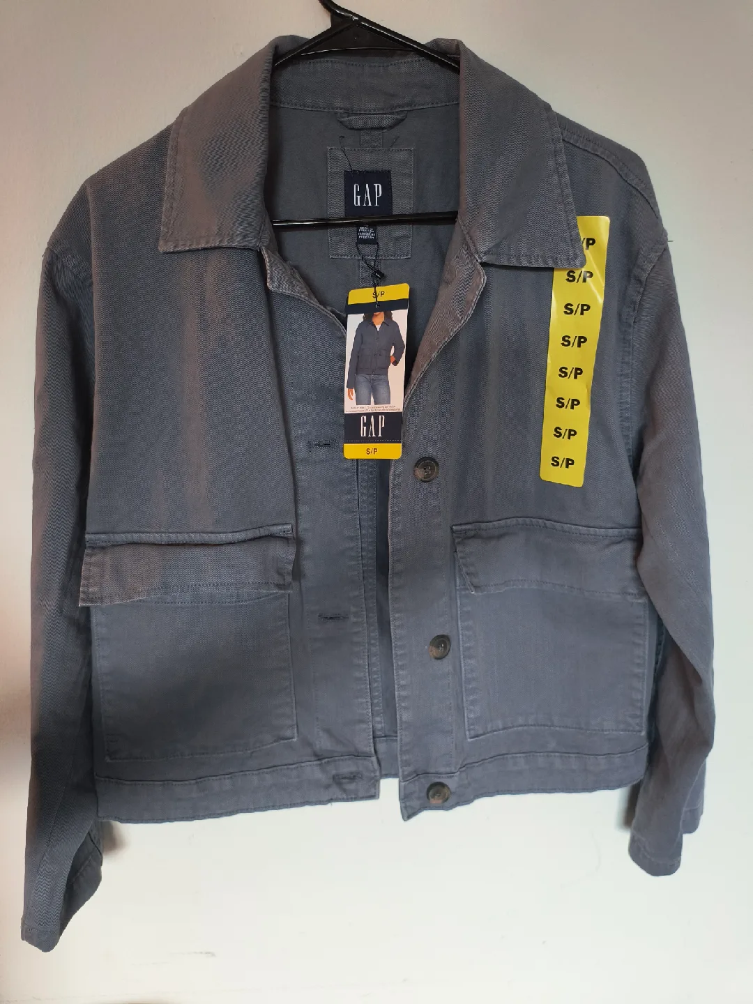 GAP Grey Jacket Size S/P - New with Tags thumbnail