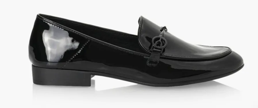 Wishbone By Browns Shoes Black Patent Loafers - Size 9M thumbnail