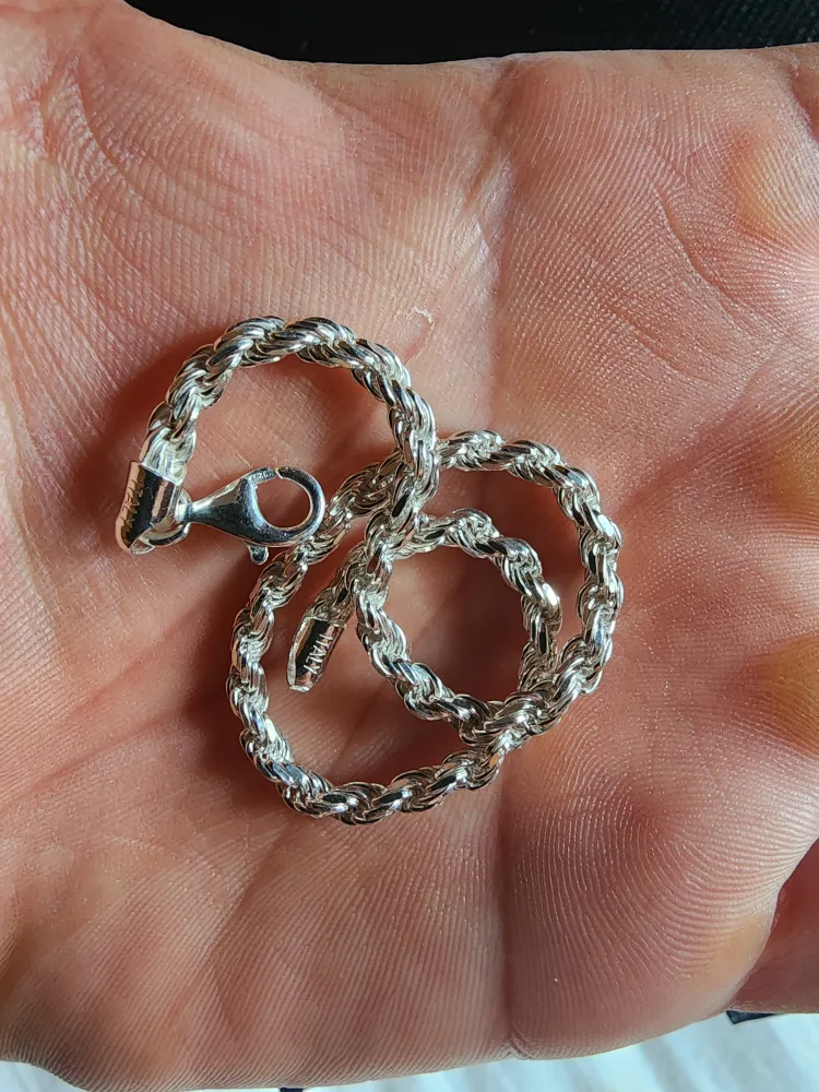 (Silver) Italian DC Rope Bracelet image indicator(4)