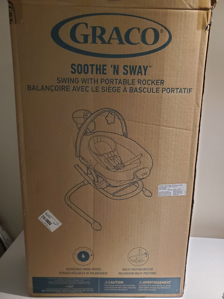 Graco Soothe 'N Sway Swing with Portable Rocker - photo 3