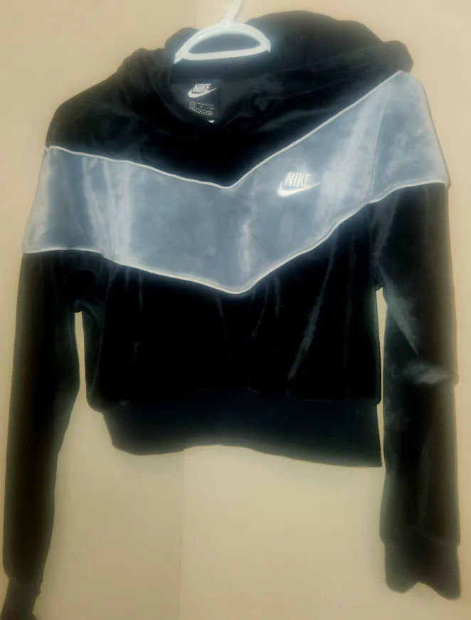 Nike Velour Hoodie - Size Small thumbnail