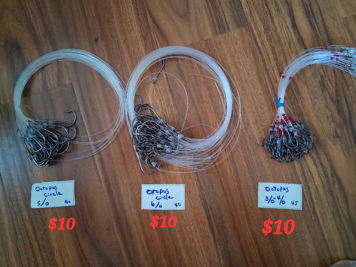 Octopus Circle Fishing Hooks - Sizes 5/0, 6/0, 3/0-4/0 thumbnail