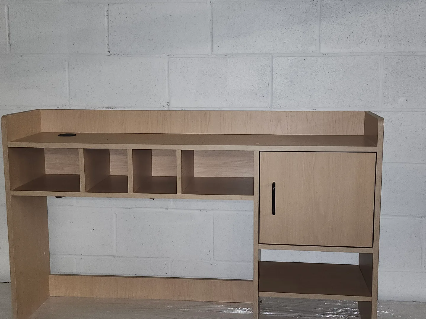 Wood Desk Hutch with Storage image indicator(2)