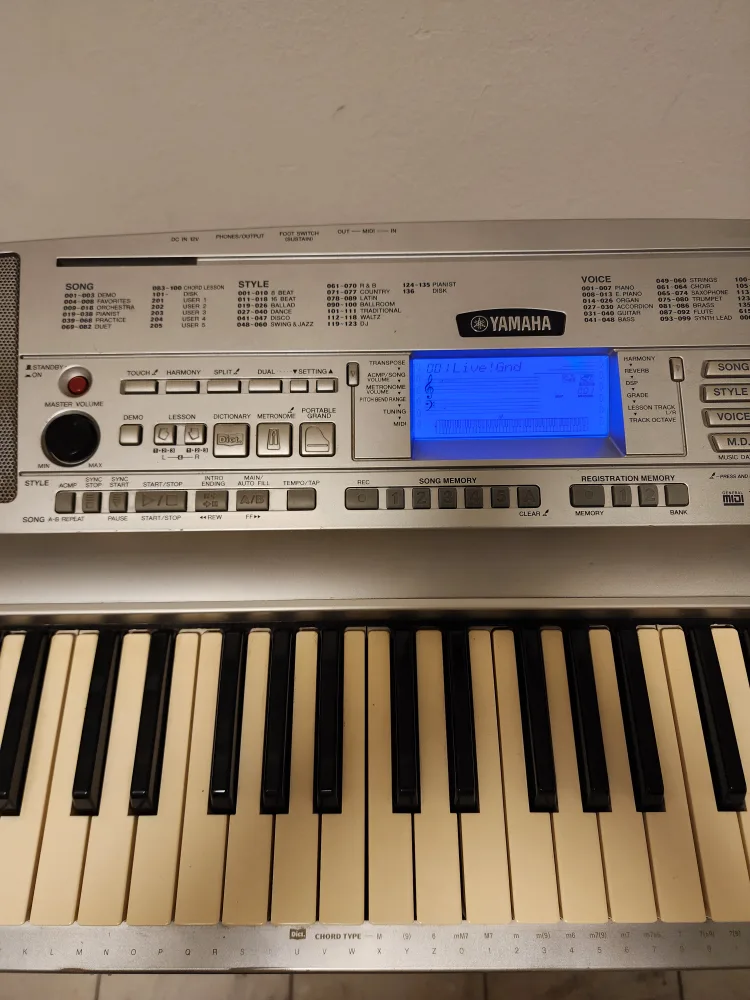Yamaha Portable Grand DGX-300 Keyboard image indicator(6)