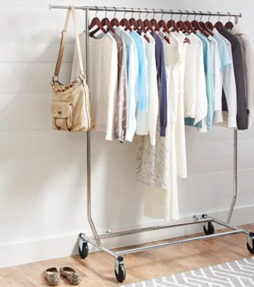 Better homes and Gardens Rolling Garment Rack - Chrome Finish