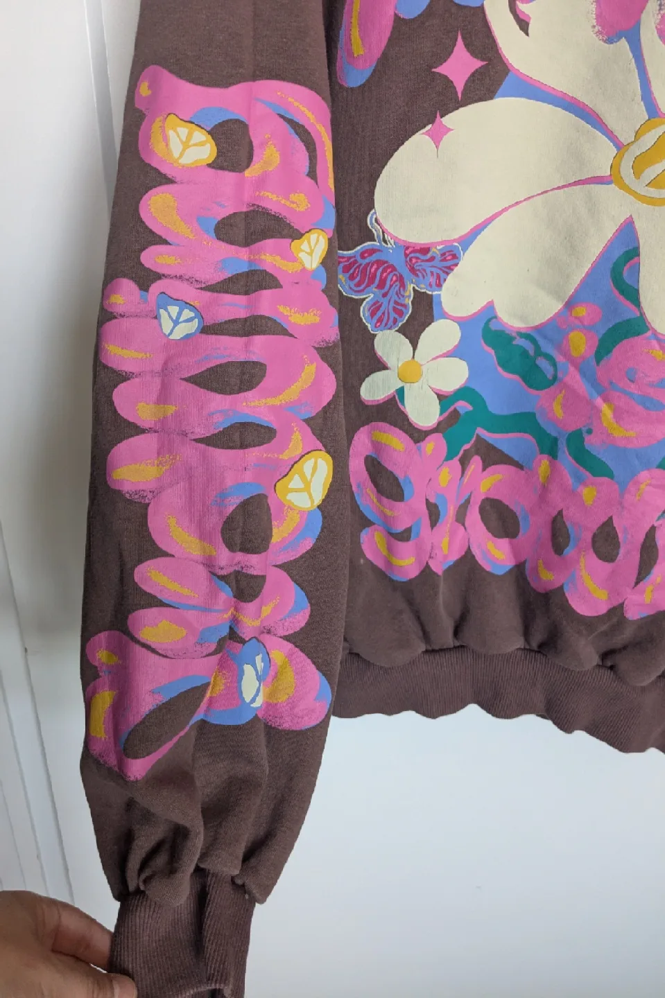 Bershka Oversized Graphic Print Hoodie image indicator(3)