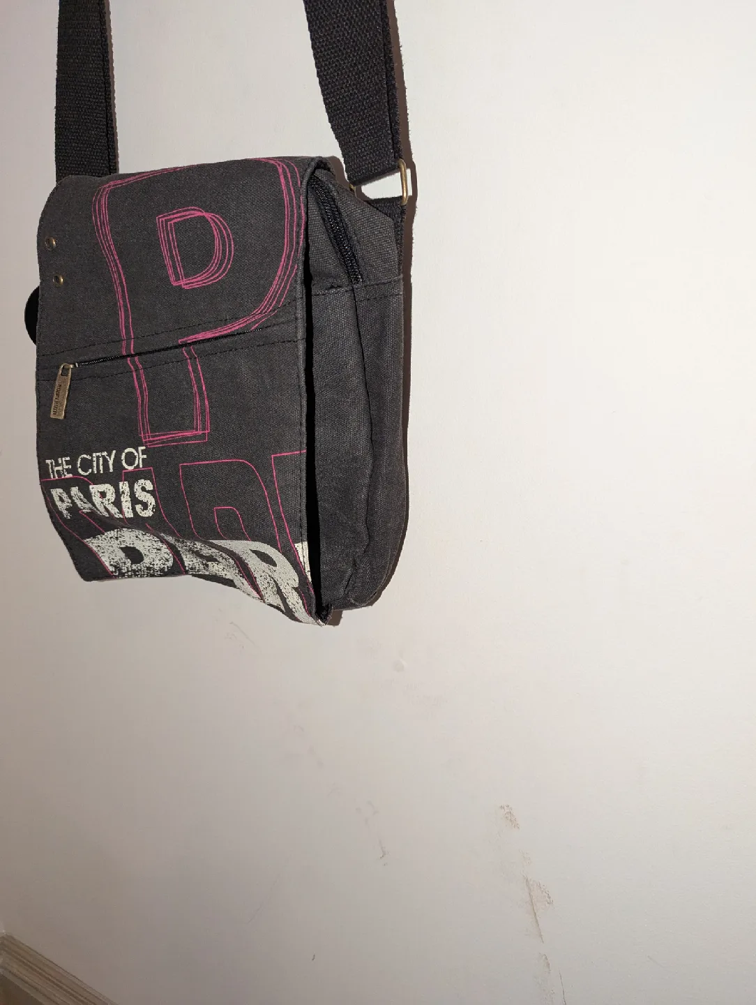 Robin Ruth City of Paris Messenger Bag New 11 x 11 image indicator(4)